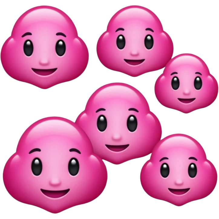 Shiny dark pink  emoji