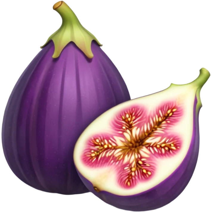 halved fig emoji