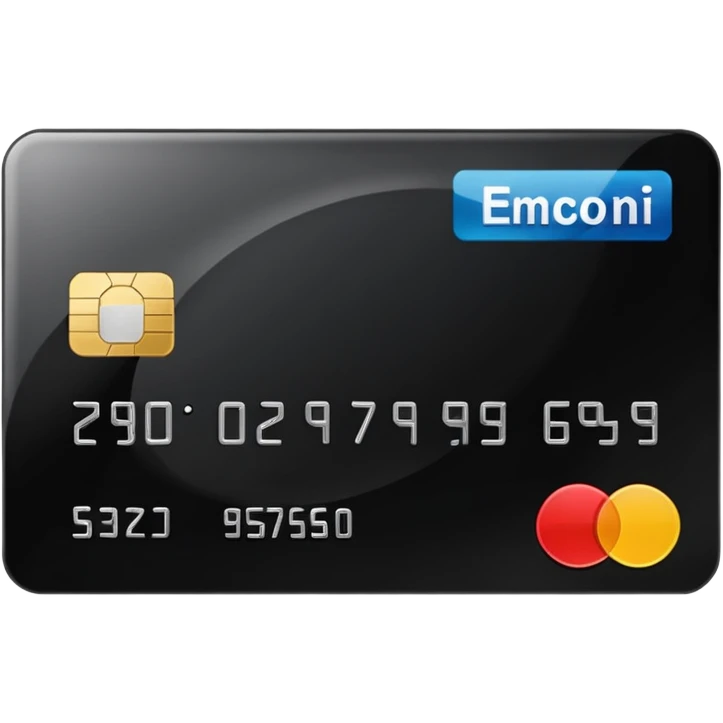 black credit card, no text emoji