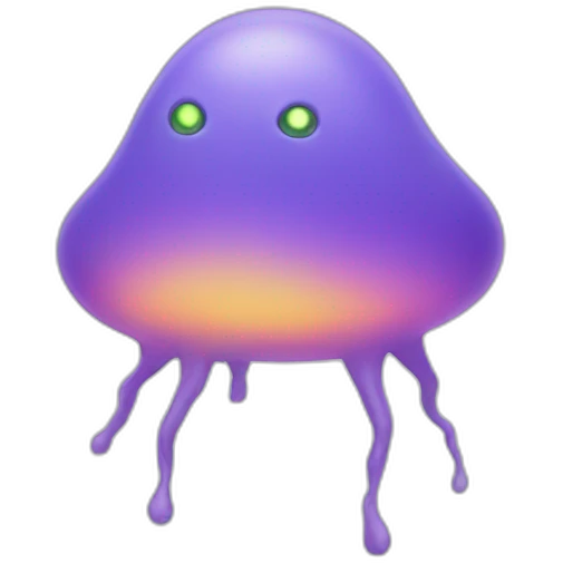 mystical blob with legs emoji