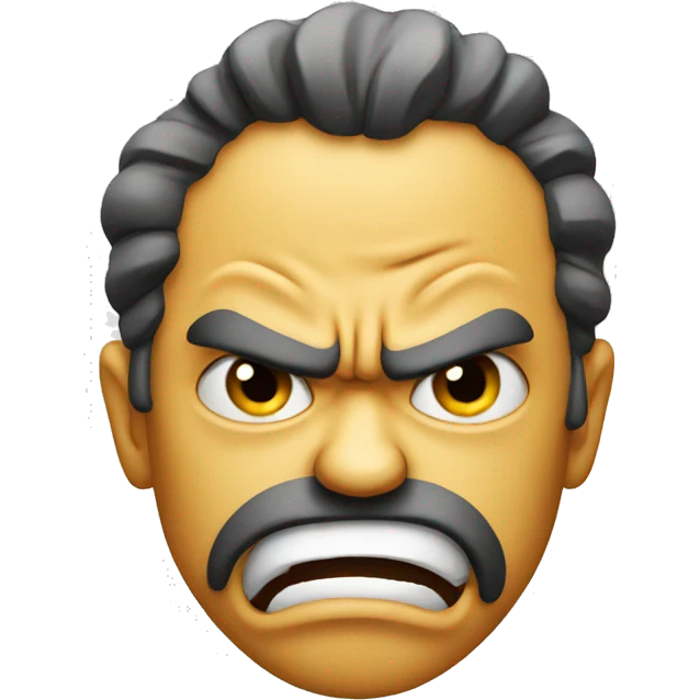 very angry emoji face  emoji