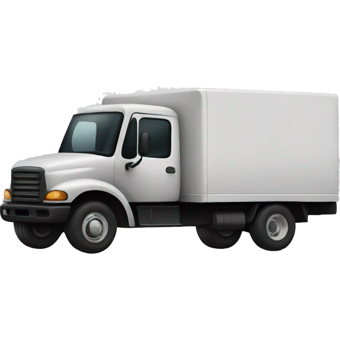 black delivery truck emoji