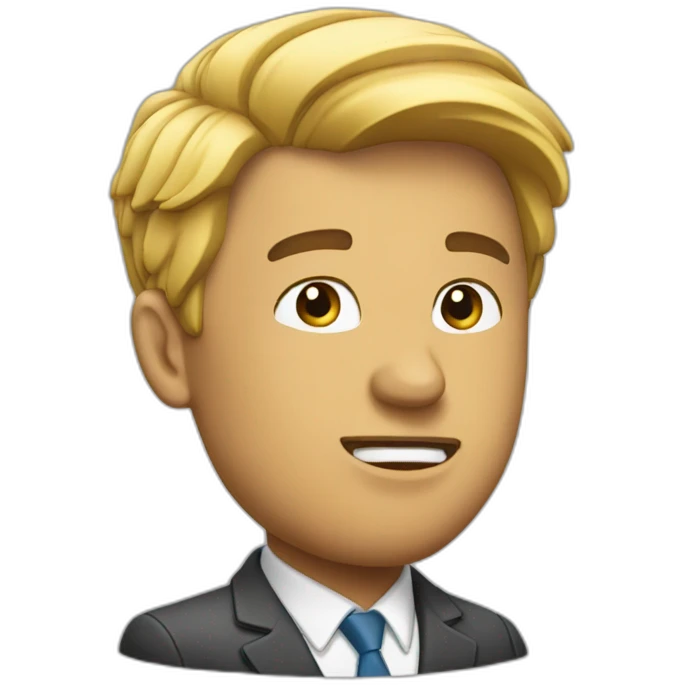 falling bussiness man emoji
