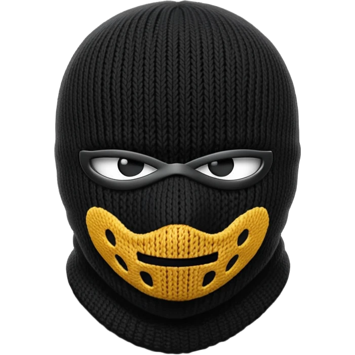 Ski mask emoji  emoji