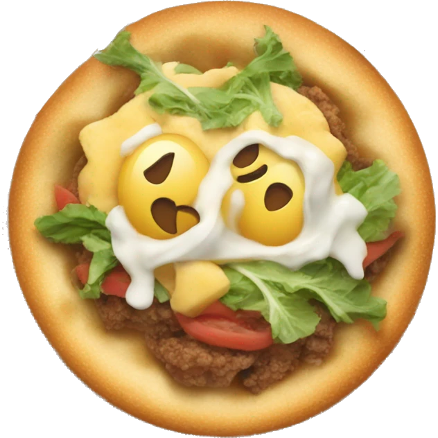 
food in the school canteen emoji