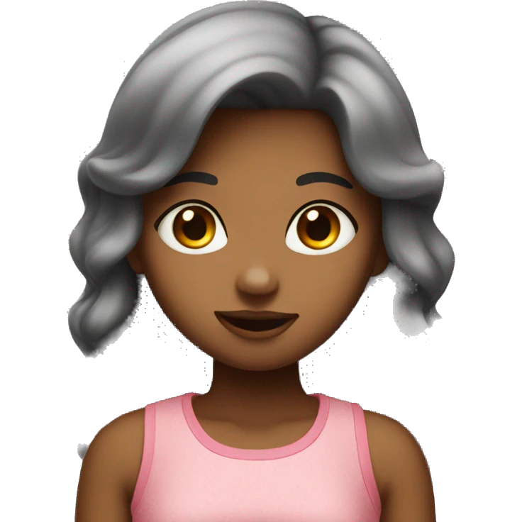 Girl saying I love you  emoji