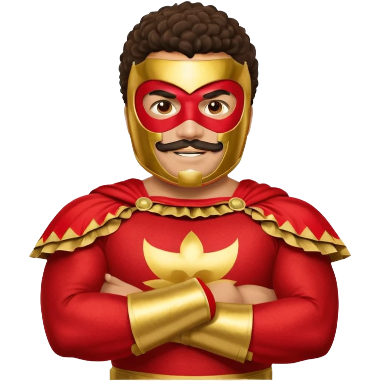 Create a Nacho Libre emoji for a teams chat but make it more original style to the movie emoji
