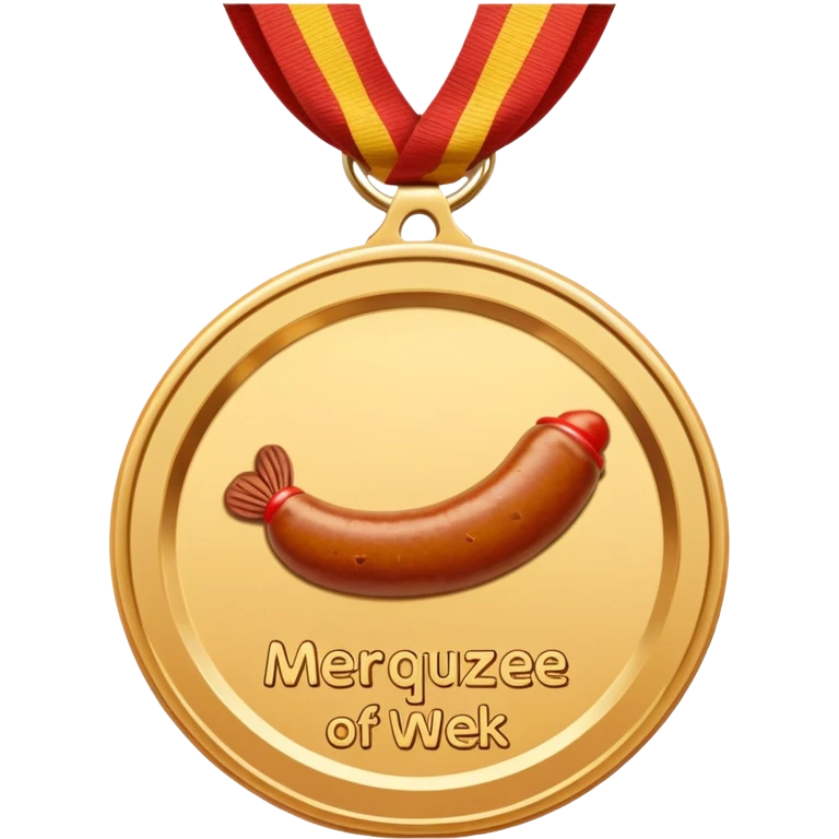 Merguez of the week medal emoji
