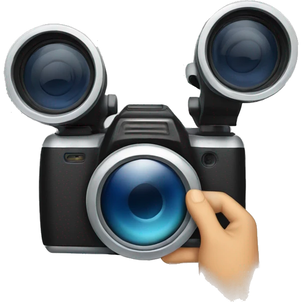 hands holding videocamera emoji
