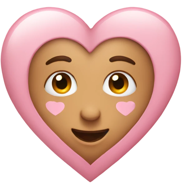 Light pink heart  emoji