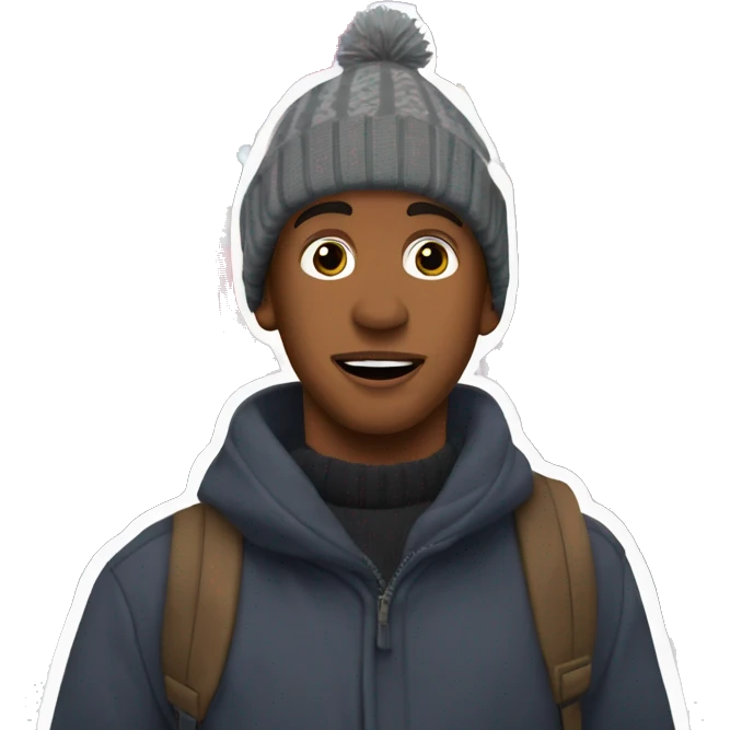 Little Kevin from home alone at the timesquare in front of christmass tree emoji