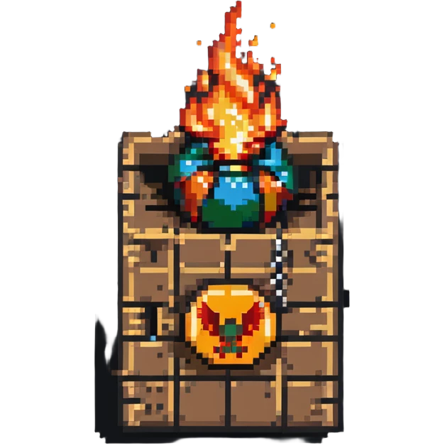 power up crate with bomb and fire symbol emoji