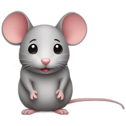 mouse in love emoji