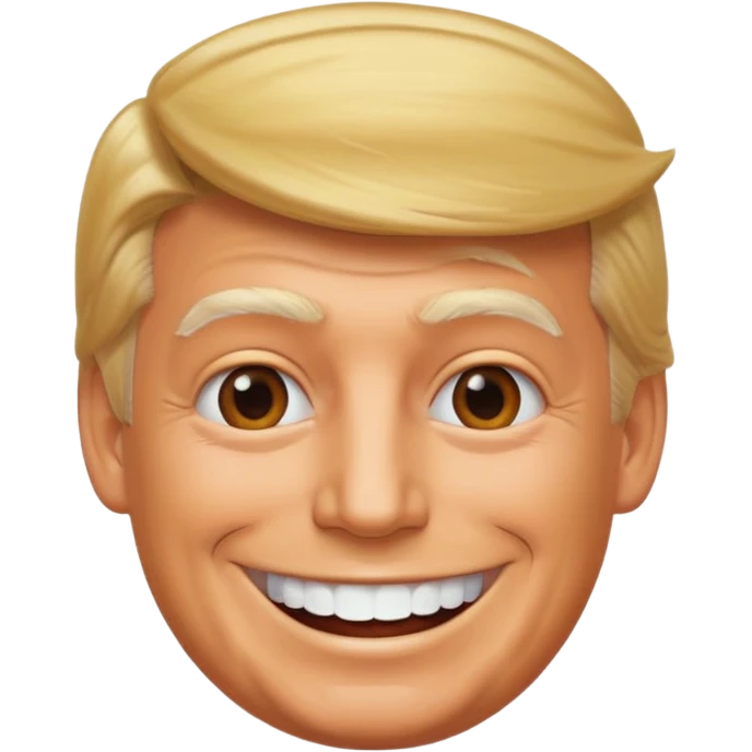 Trump looking sexy emoji