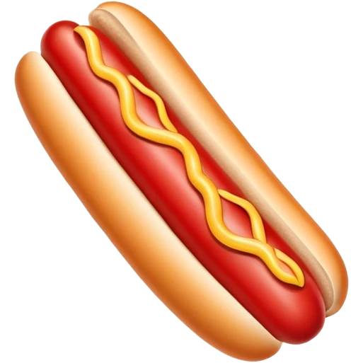 one hotdog emoji