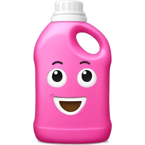 Pink laundry detergent emoji