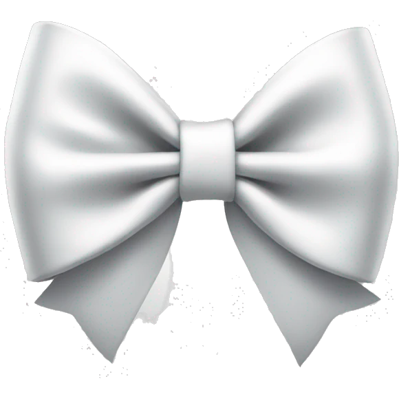 White bow emoji