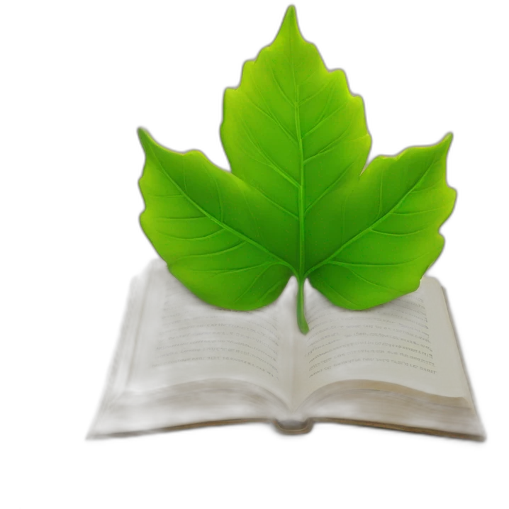 book on leaf emoji