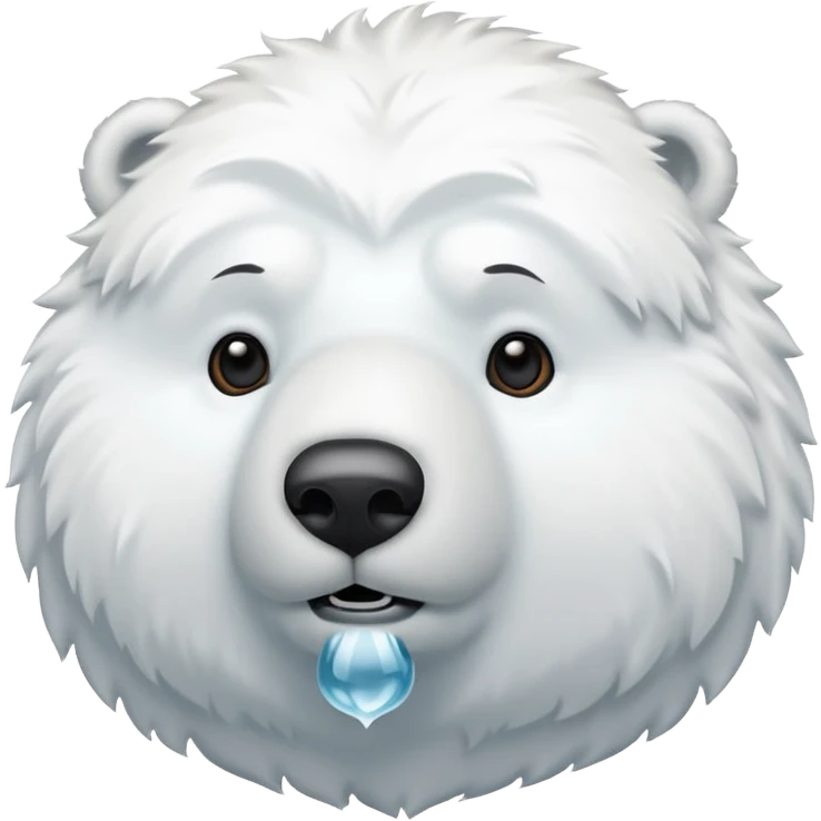 white polar bear emoji
