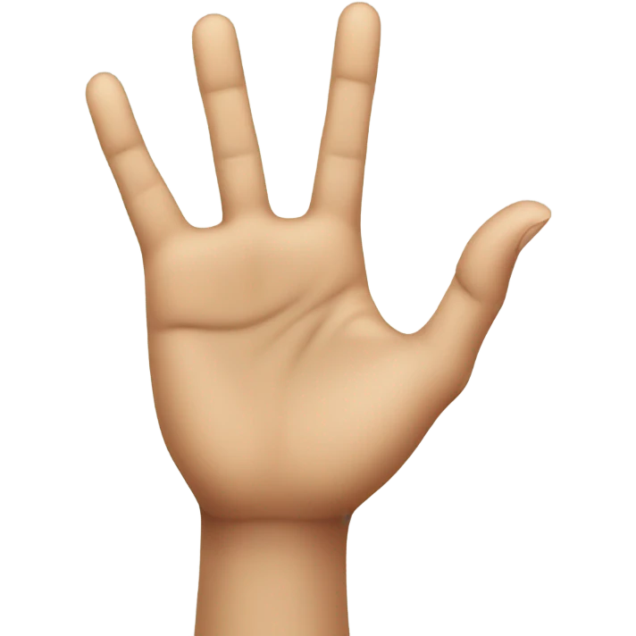 a hand making a w emoji