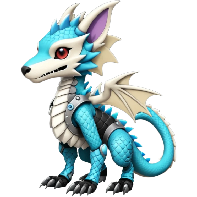 Cool gothic cute badass Scaley cyber-Vernid-Protogen-Primagen-Dutch-Angel-Dragon-Sergal-Trico-Fursuit-furry-fursona emoji