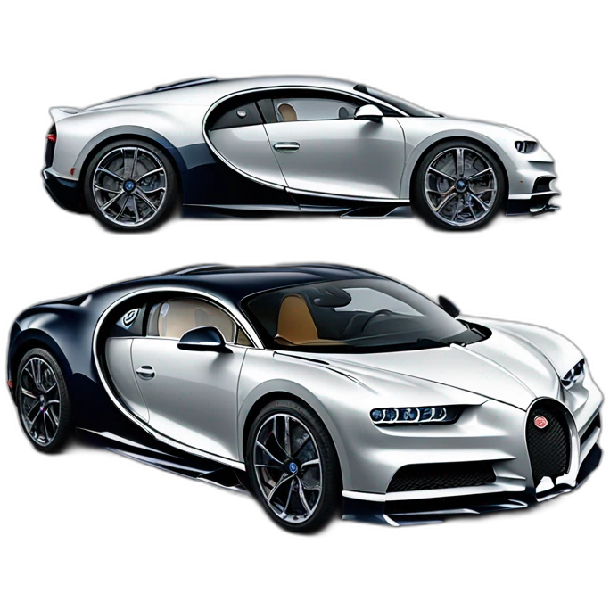 Bugatti Chiron bones emoji