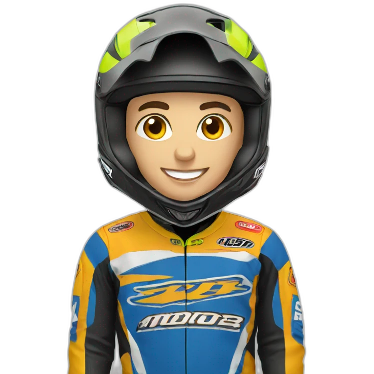 Motocross emoji