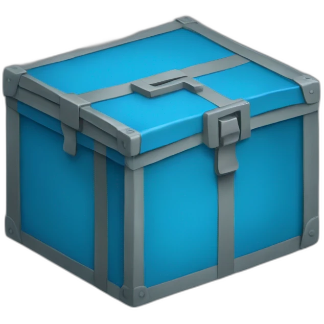 Blue Box text “POIZON” emoji