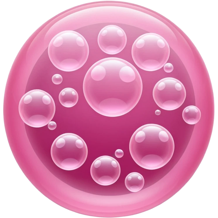 pink bubbles emoji
