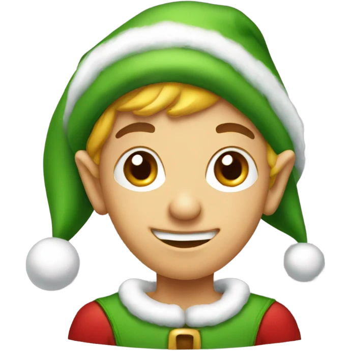 Christmas elf emoji