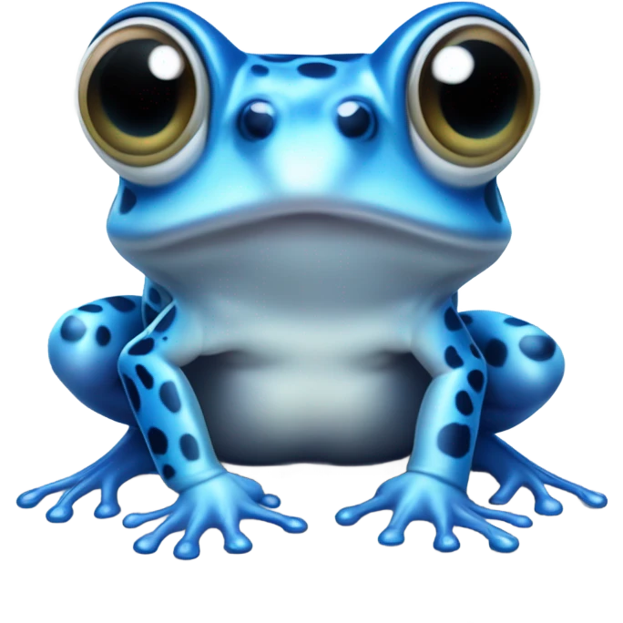 Blue milk frog emoji