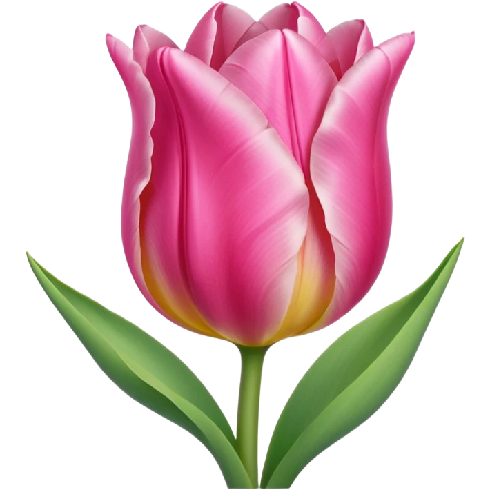 Aesthetic and adorable tulip emoji