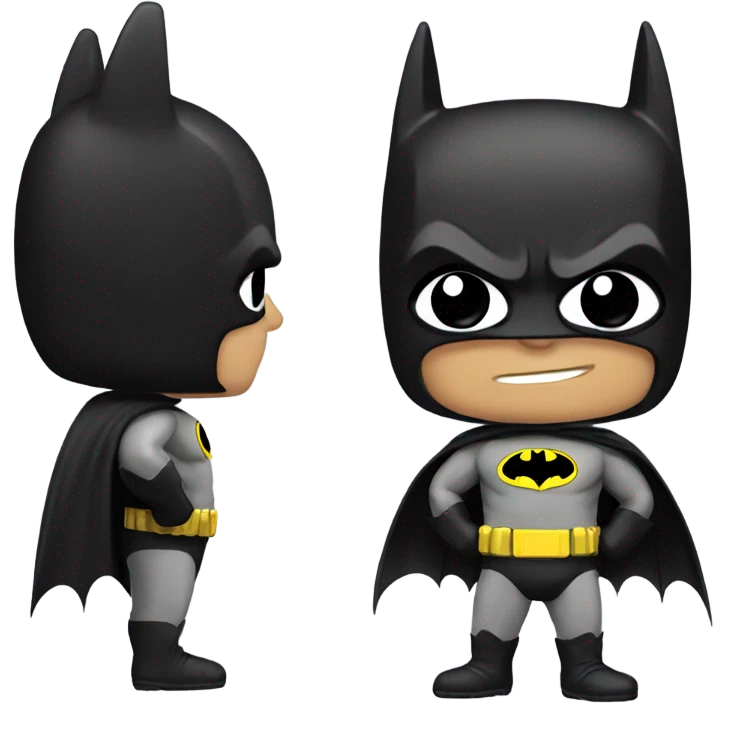 Batman doing a kawaii pose  emoji