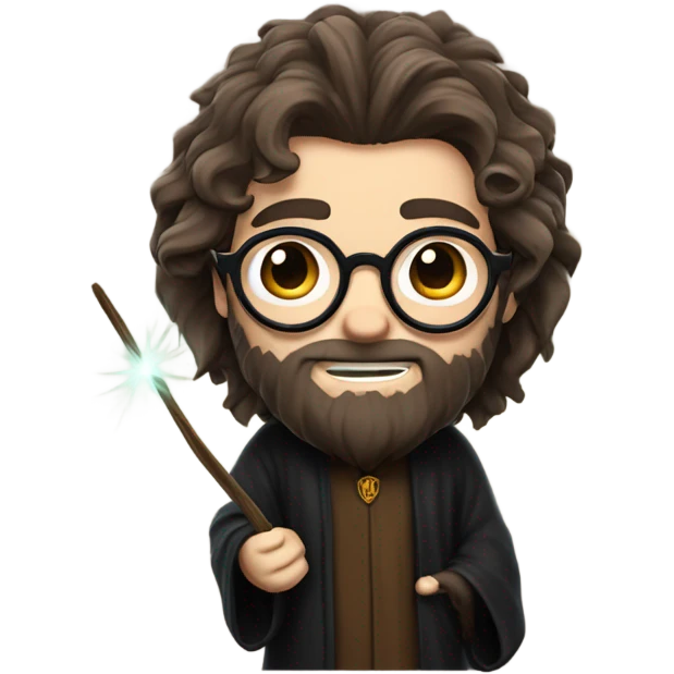 hairy harry potter emoji