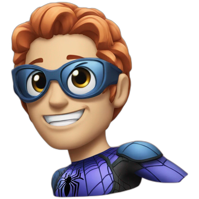 cross-over nami spider-man emoji