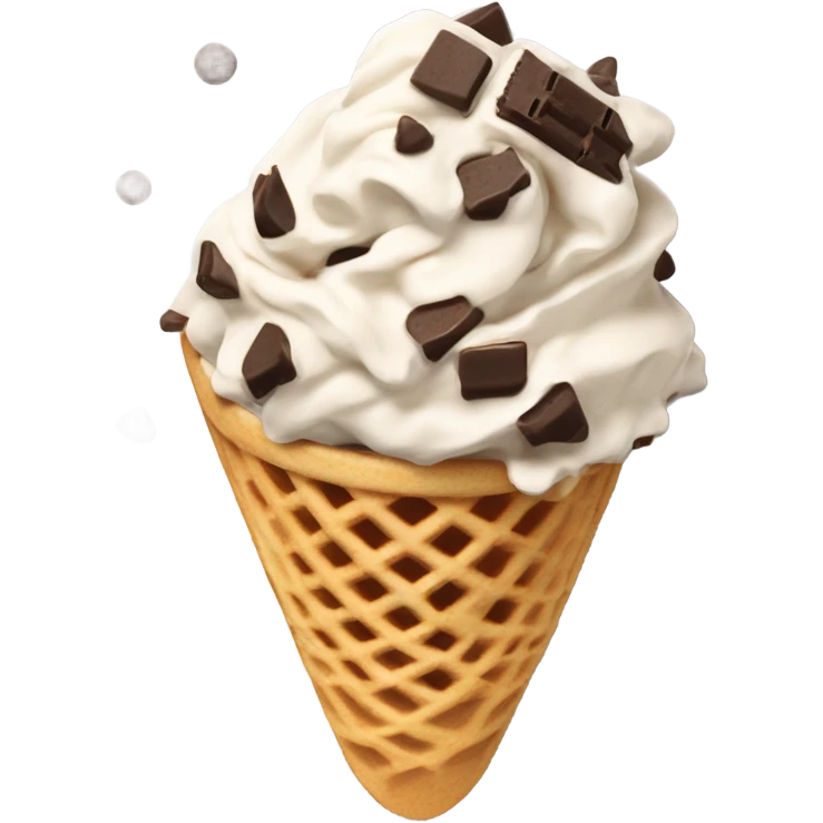 Cookies and cream emoji