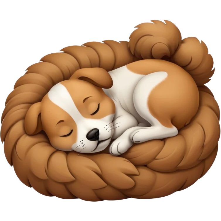 sleeping dog emoji