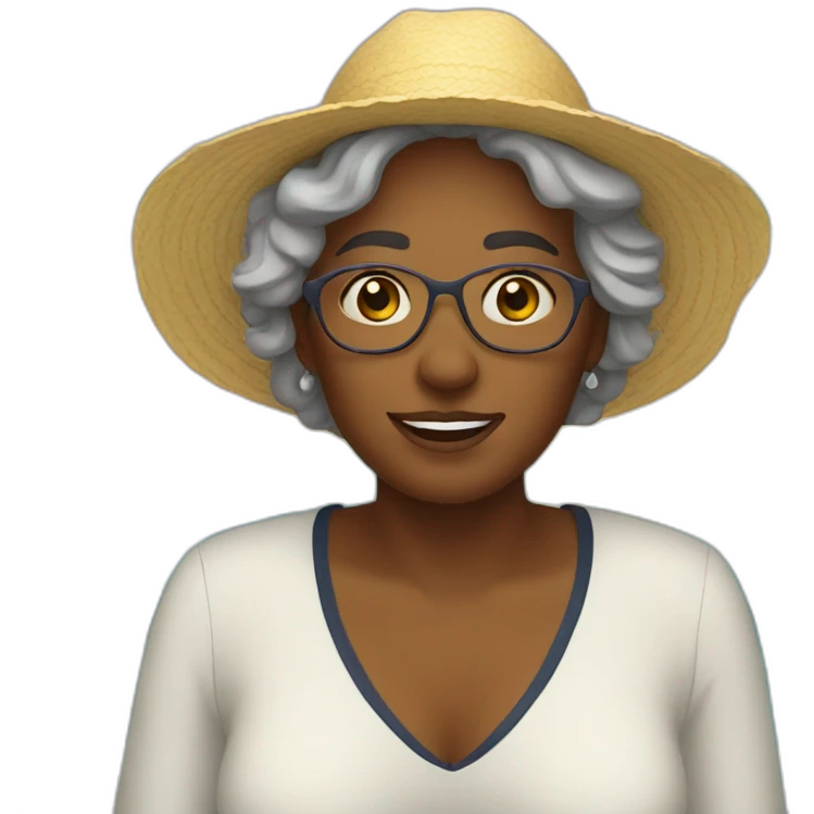 Mother of Corentin who is a beach emoji