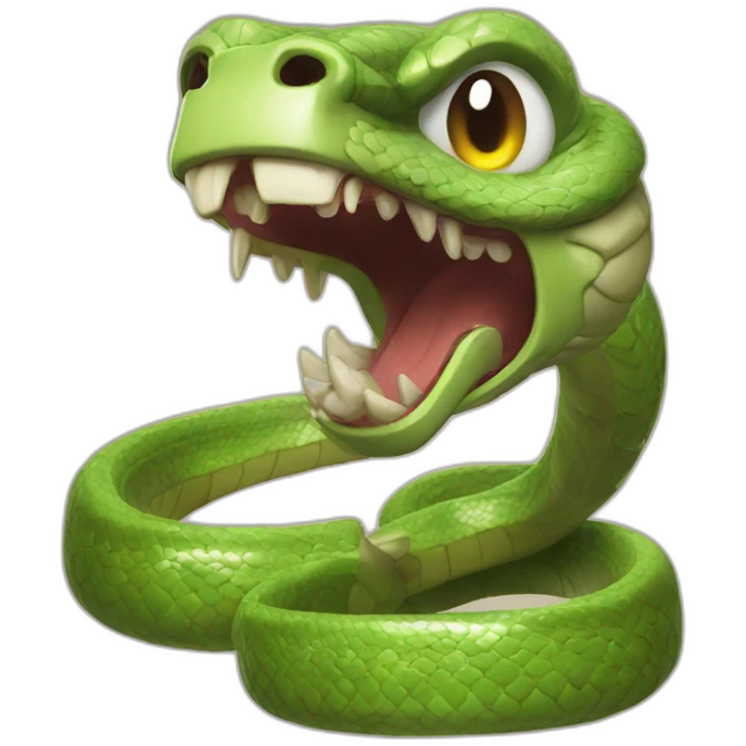 Rage snake emoji