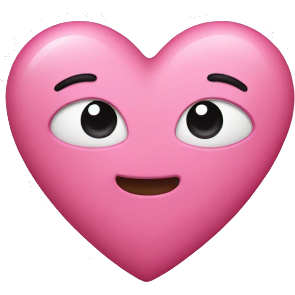 Pink heart  emoji