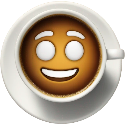 Coffee on table  emoji