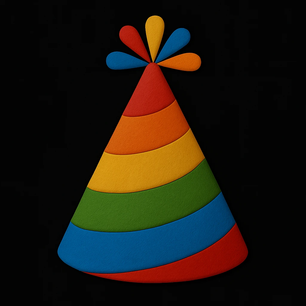 party hat emoji