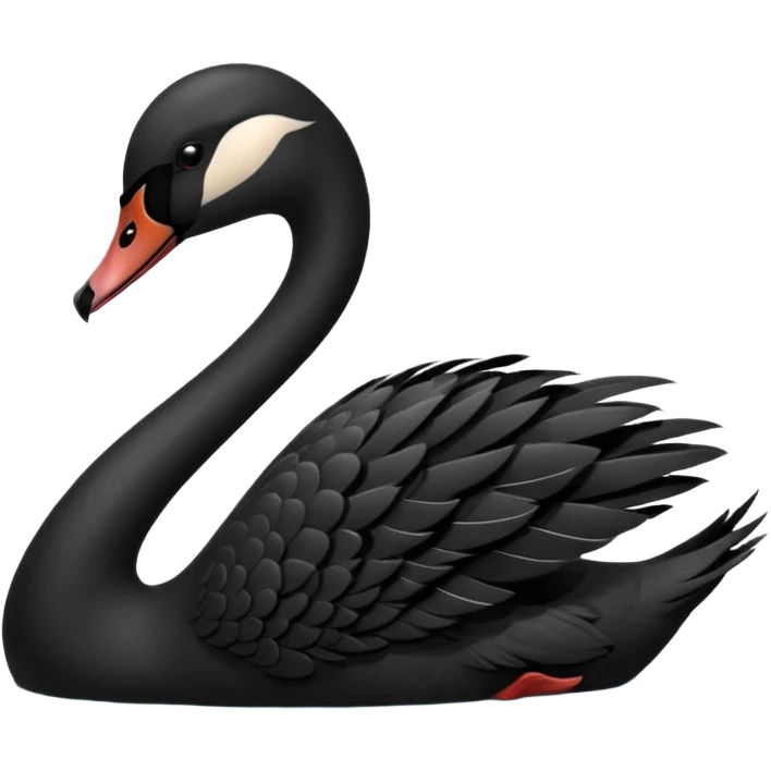Black swan emoji