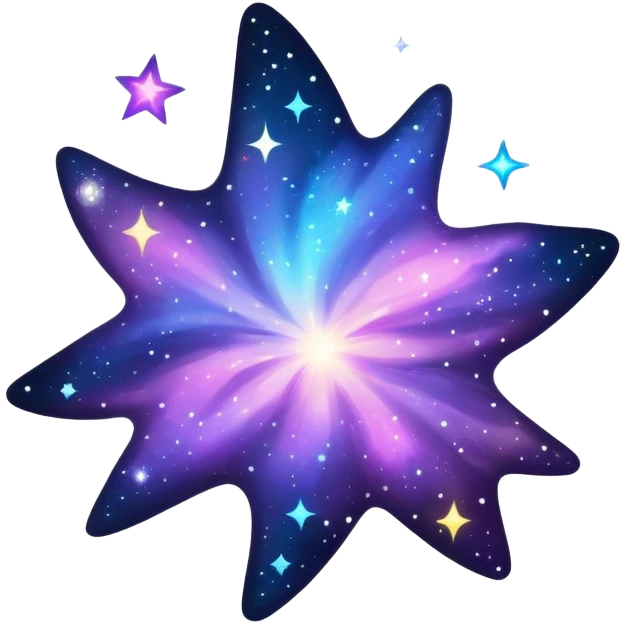 Dark dull divine celestial nebulae glistening glossy sparkly shiny glittery scenery  emoji