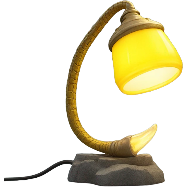 "cobra yellow light" in lamp glass support stone emoji