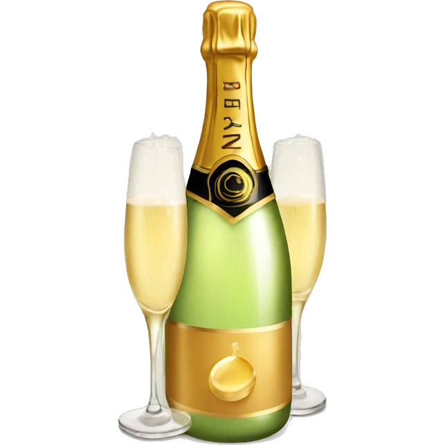 Champagne  emoji