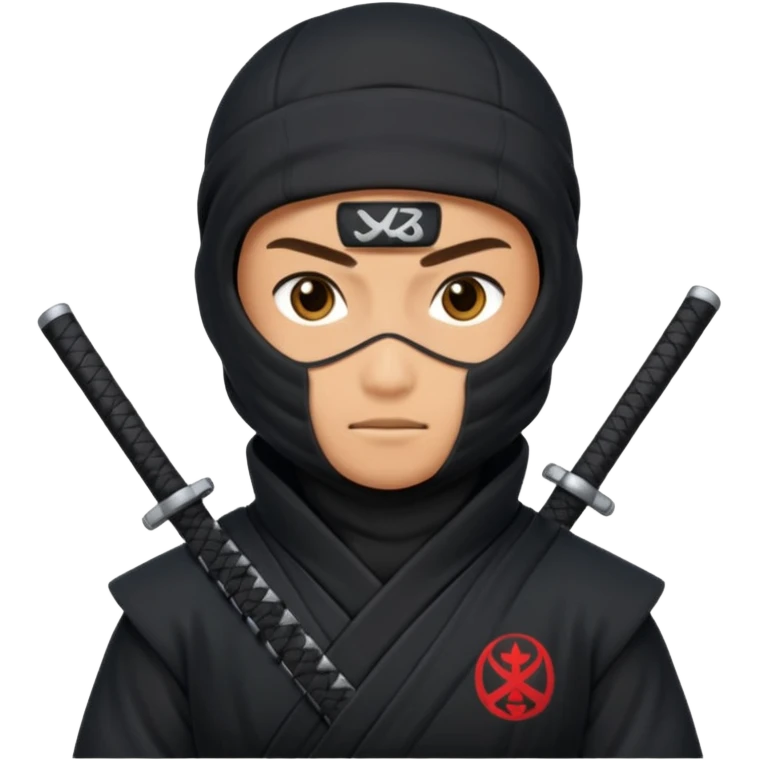 Ninja with MB written on it emoji