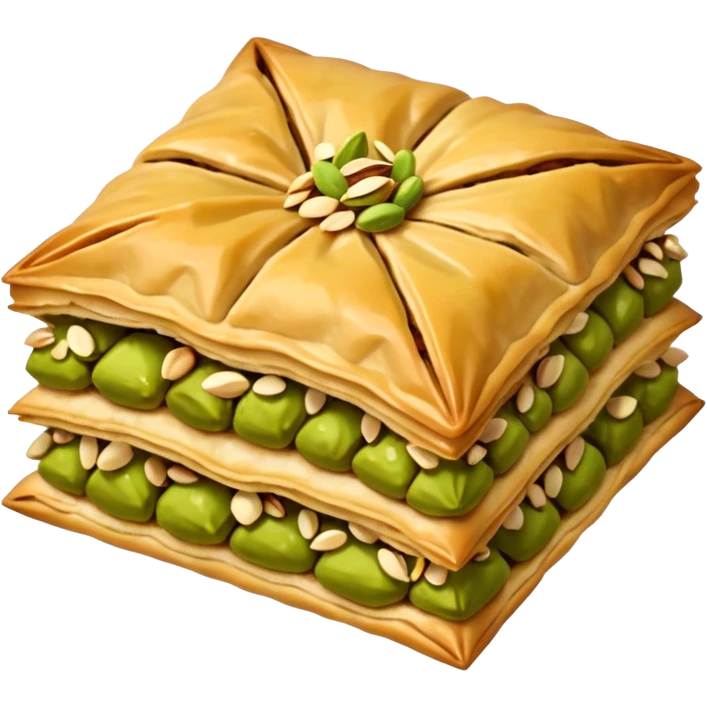 Baklava à la pistache emoji