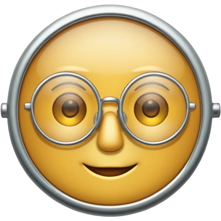 One Monacle glasses emoji