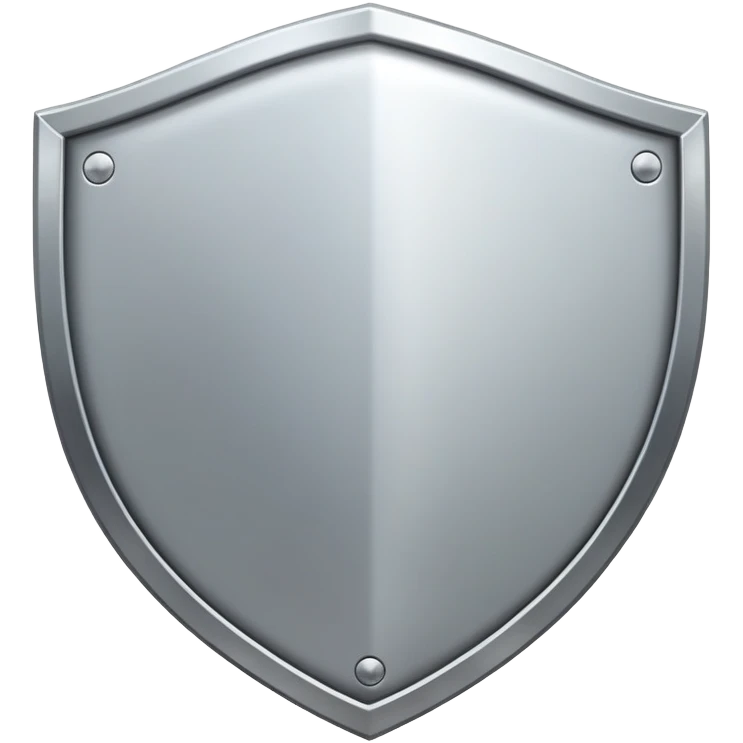 silver shield emoji